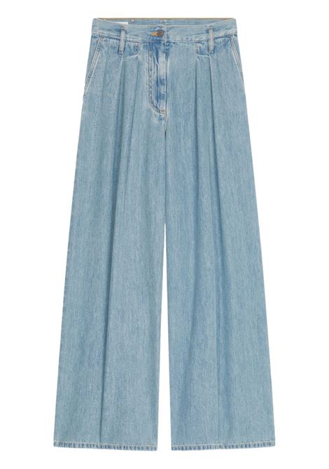 Jeans a gamba ampia pamplona in celeste Dries van noten - donna DRIES VAN NOTEN | 2420109229378565